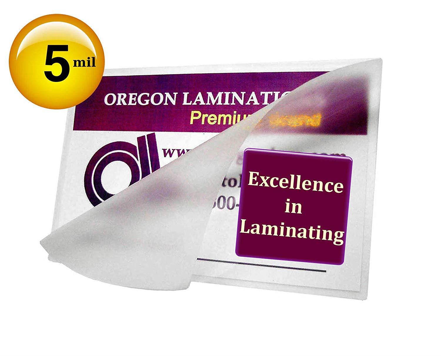 Qty 200 File Card Laminating Pouches 3-1/2 x 5-1/2 Hot 5 Mil Laminator Sleeves