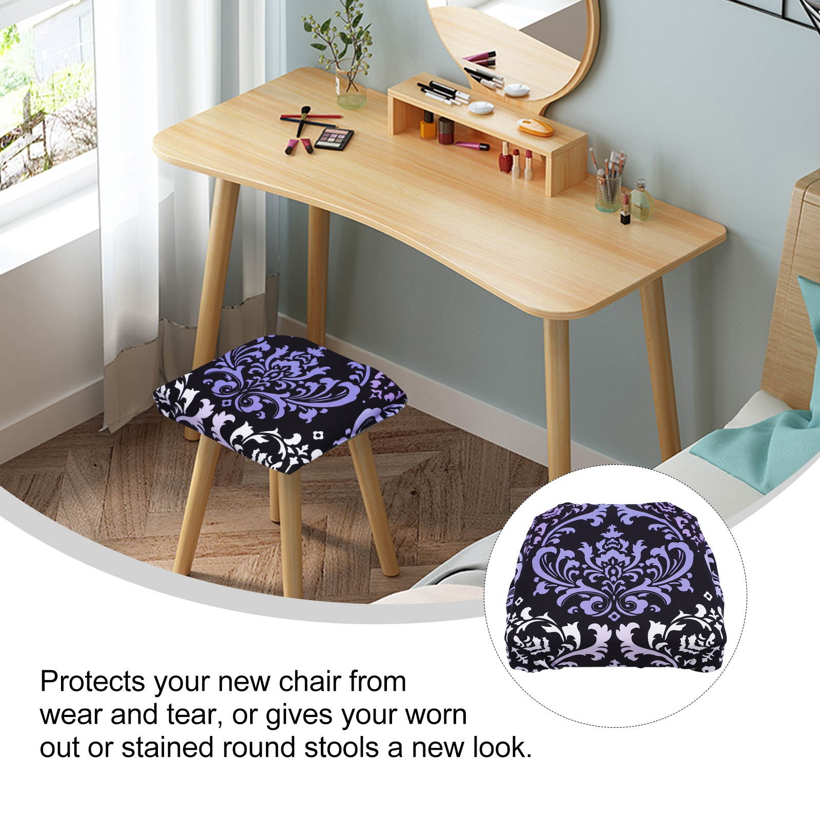 1Pc Home Slipcover Restaurant Chair Cover Integrating Chair Cover Decor