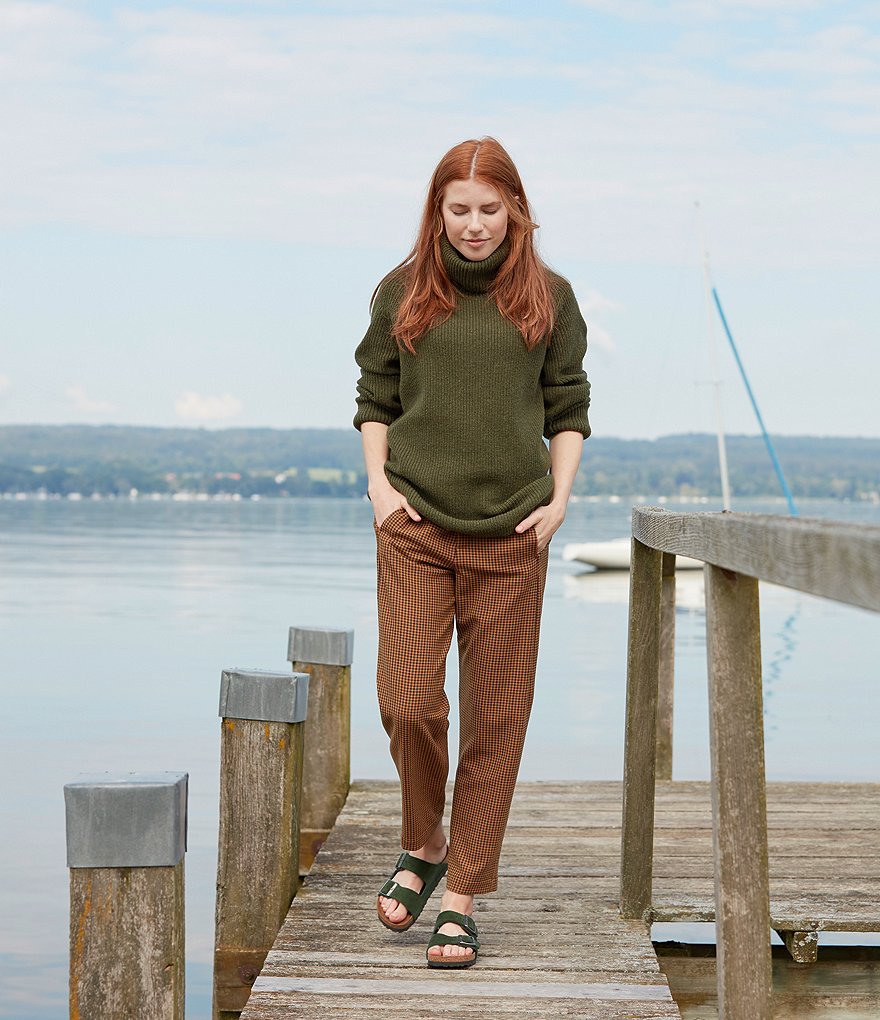 Birkenstock Women's Arizona Suede Dual Adjustable Buckle Strap Sandals