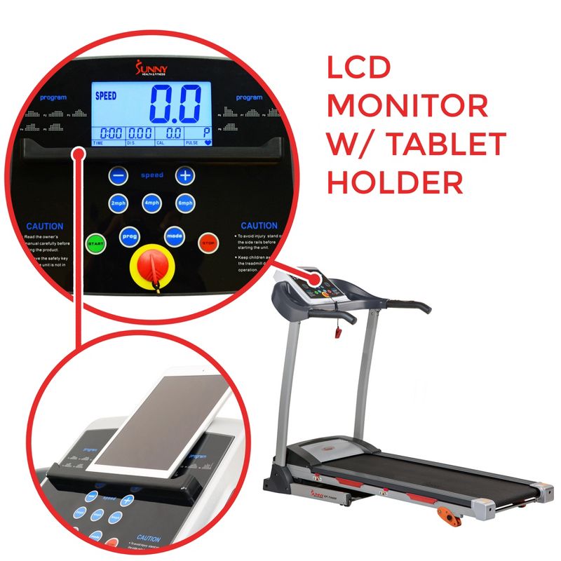 Sunny Health and Fitness (SF-T4400) Motorized Treadmill