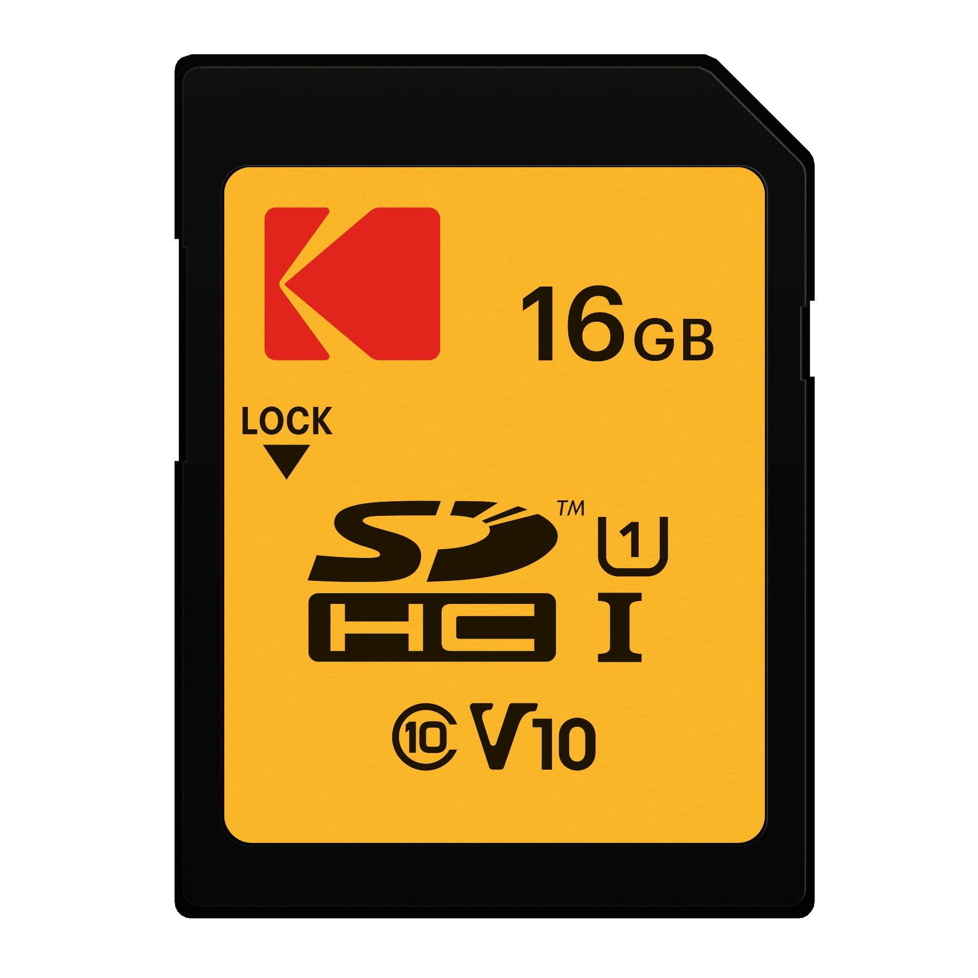 Kodak 16GB Class 10 UHS-I U1 SDHC Memory Card (5 Pack)