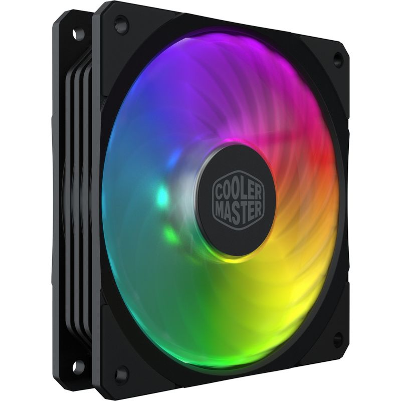 Cooler Master MasterFan SF120R ARGB - 120 mm - 59 CFM - 30 dB(A) Noise - Rifle Bearing - 3-pin ARGB, 4-pin - RGB LED