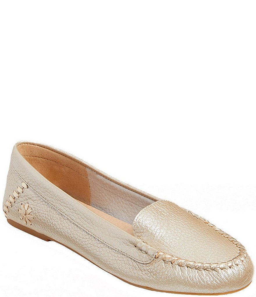 Jack Rogers Millie Leather Slip-On Moccasin Loafers