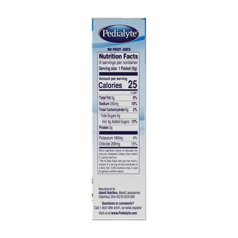 Pedialyte Electrolyte Powder Variety Pack - 2.4oz Total
