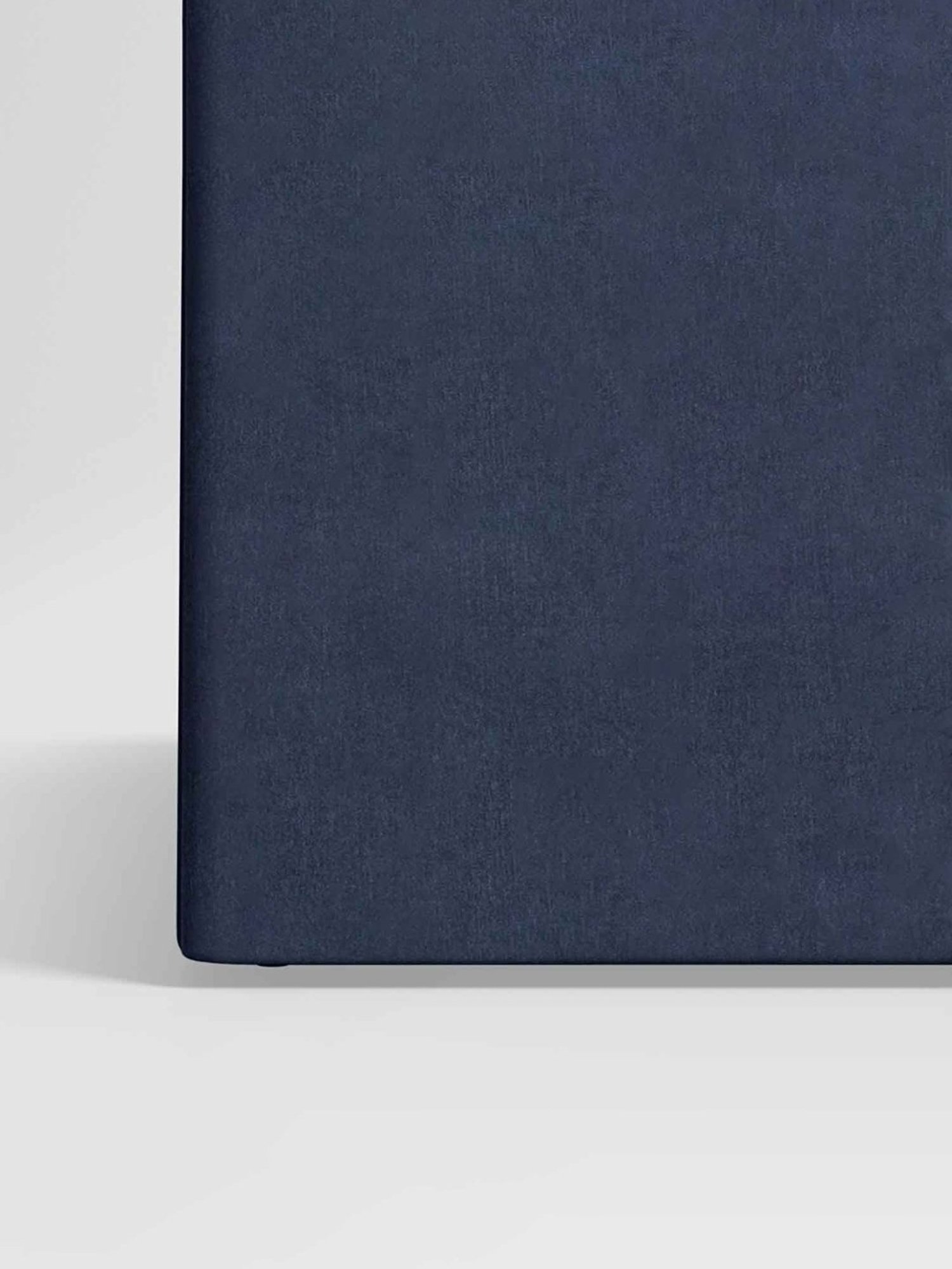 Godrej Interio Attix Quilted Dark Blue Fabric 3 Seater Sofa Cum Bed with Storage