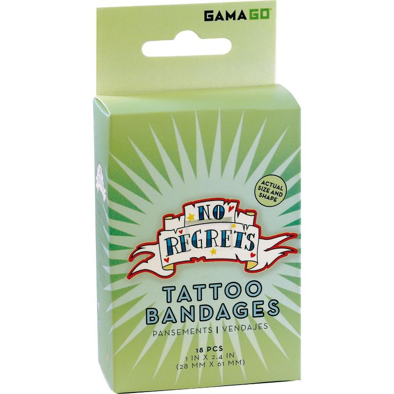 Gamago GAMAGO No Regrets Fake Tattoo Bandages | Set of 18