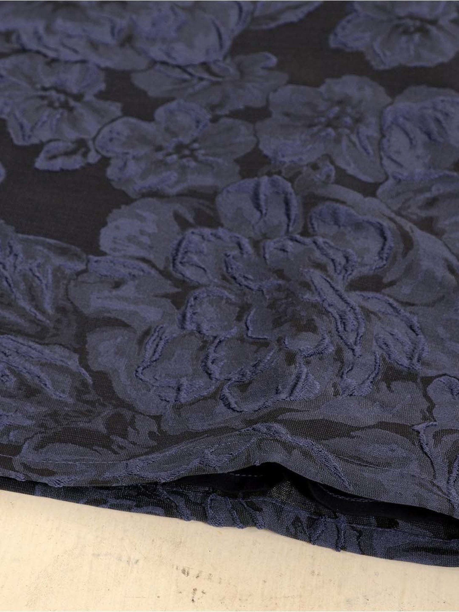 KidsDew Navy Embroidered Dress