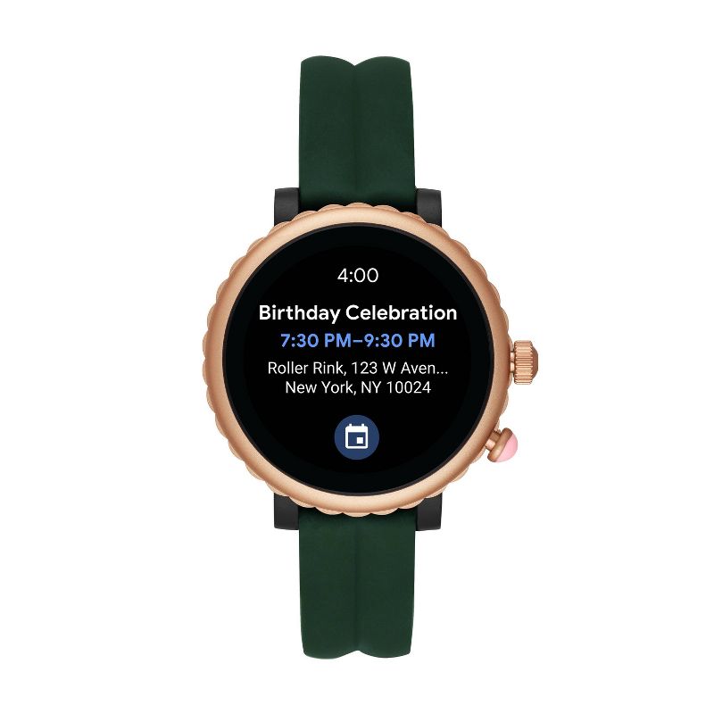 Kate Spade New York Sport Smartwatch 41mm - Rose and Black with Green Silicone