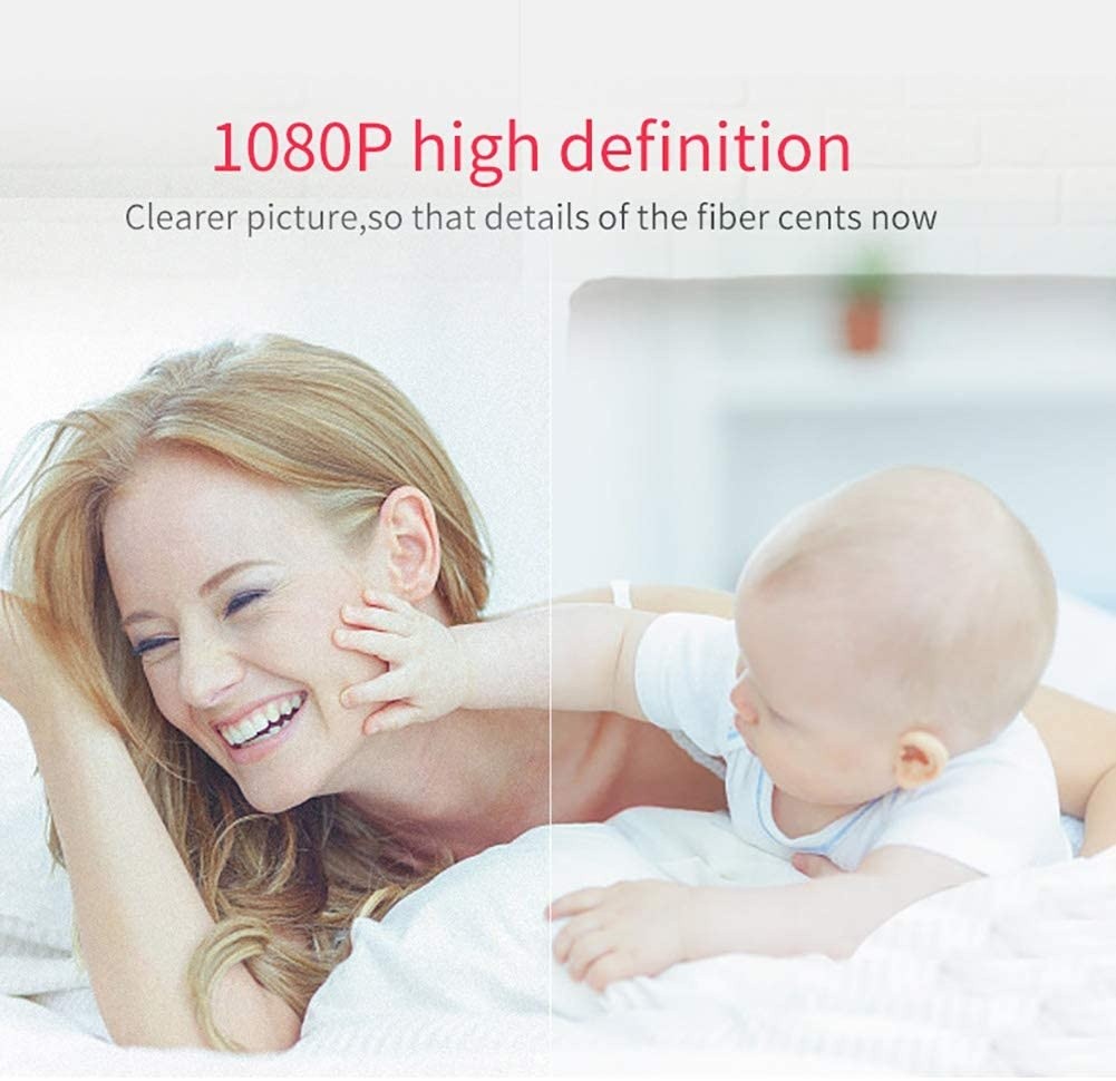 XArtfacnt Smart Wireless Remote Surveillance Camera Home Security Infrared Night Vision Monitor High-Definition Picture Quality Suitable for Home Monitoring Two-Way Voice