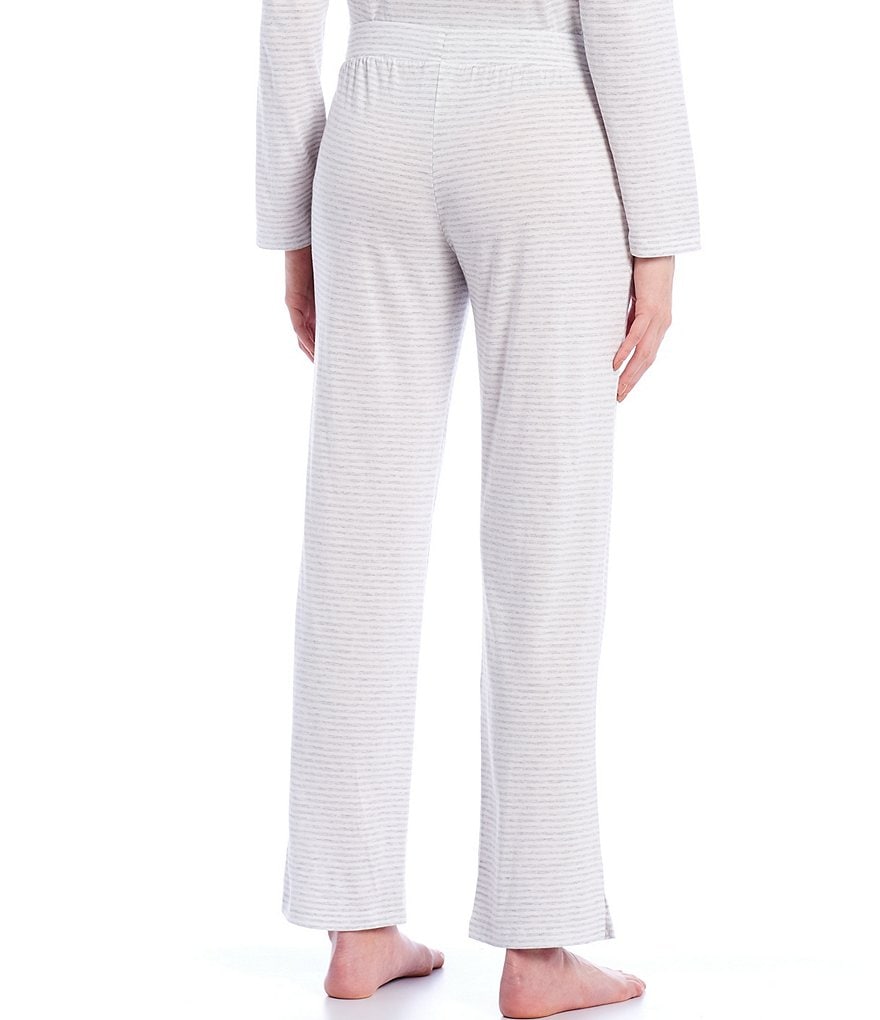 VAN WINKLE & CO. Yarn-Dyed Striped Jersey Knit Coordinating Sleep Pants