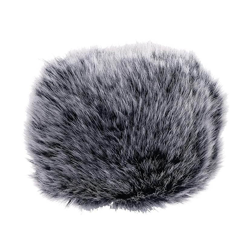 H1n Windscreen Furry Outdoor Windscreen Muff Windshield as Pop Filter Custom Fit for Zoom H1n Handy Recorder