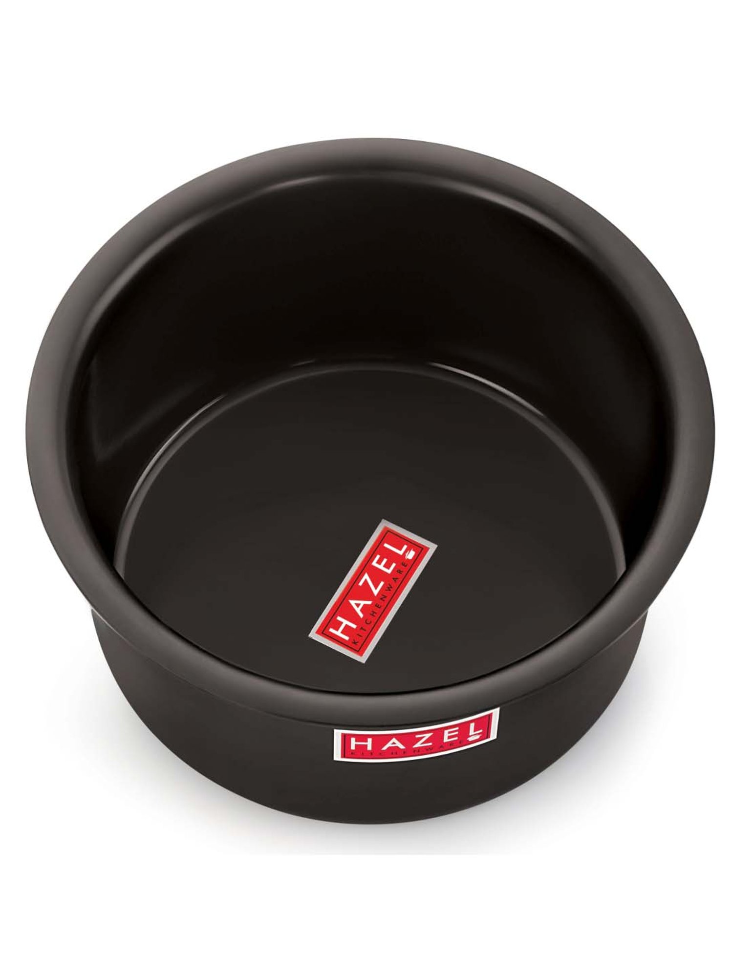 HAZEL Black Stainless Steel 18 cm Induction-Based Tope with Lid (2.2L) - Set of 1