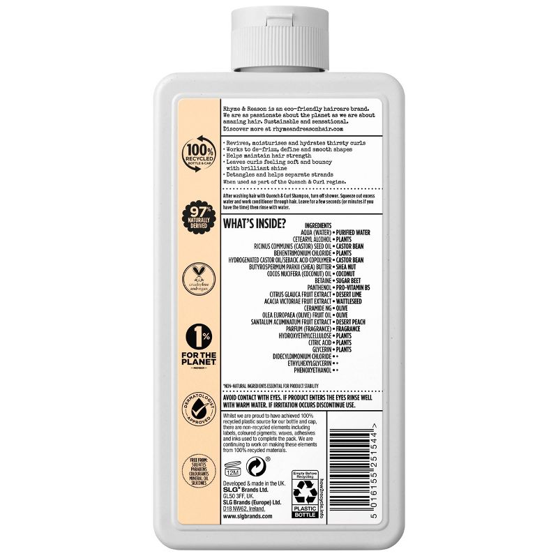 Rhyme & Reason Quench & Curl Conditioner - 13 fl oz