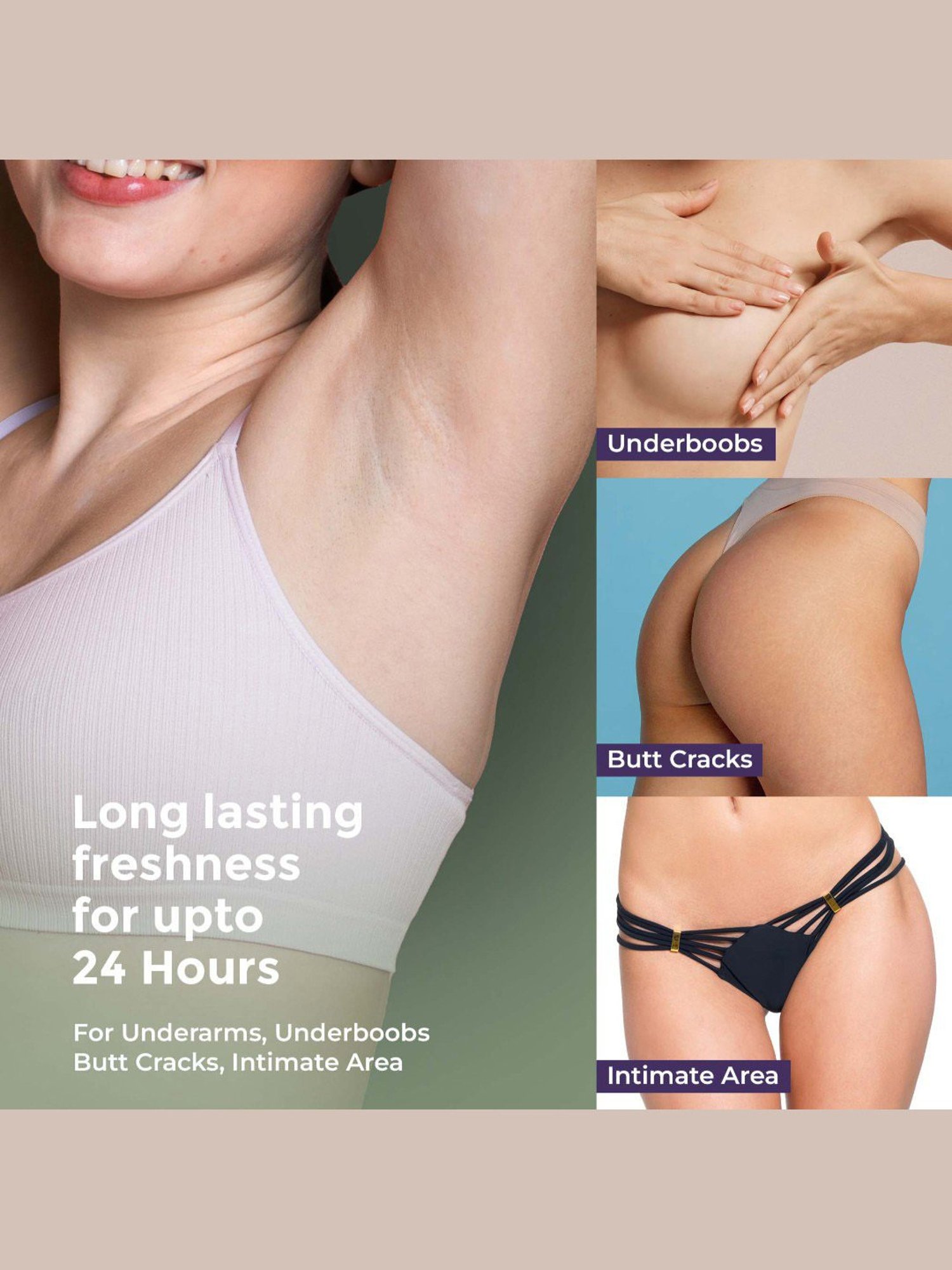 Sirona 2-in-1 Underarm Deodorant Roll On - 50 ml