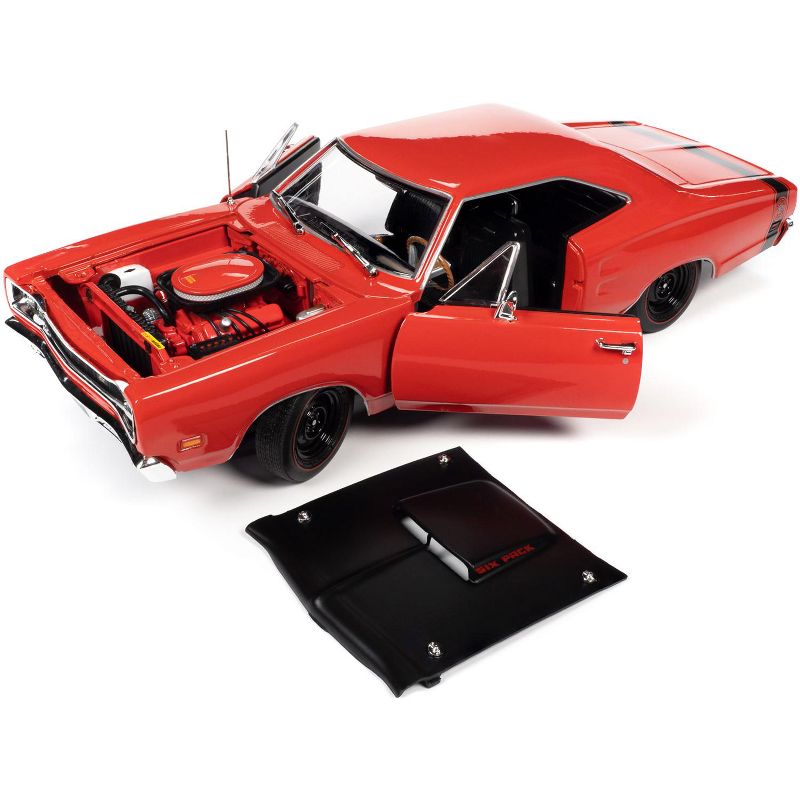 1969/5 Dodge Coronet Super Bee Hardtop R4 Red "Muscle Car & Corvette Nationals" (MCACN) 1/18 Diecast Model Car by Autoworld