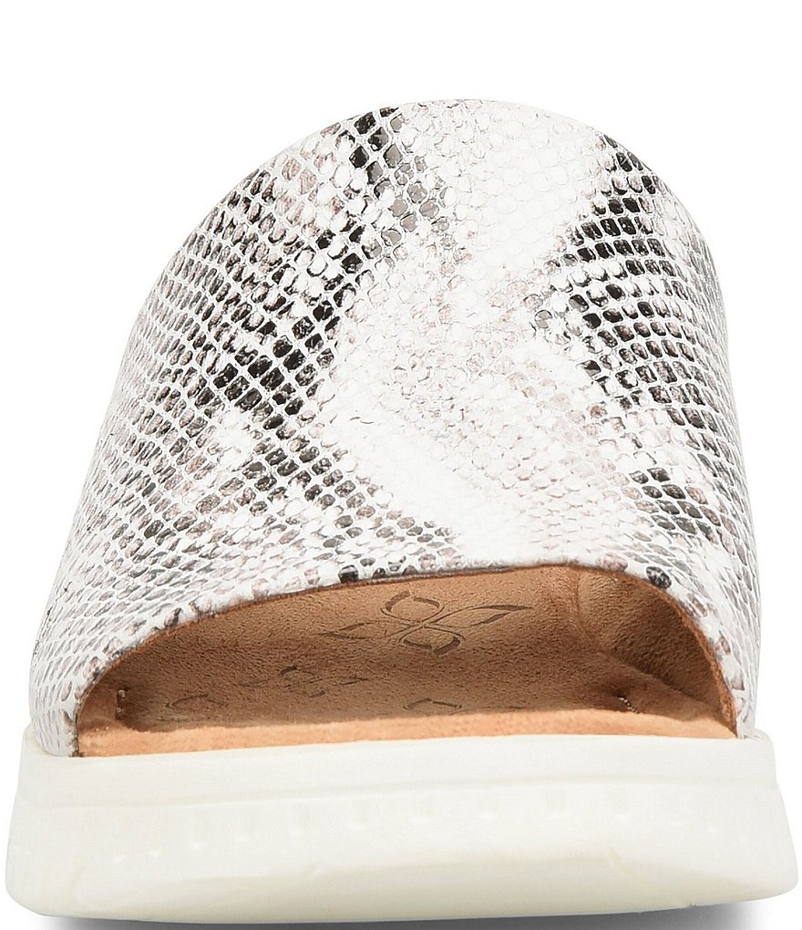 Comfortiva Carmila Snake Print Sporty Slides
