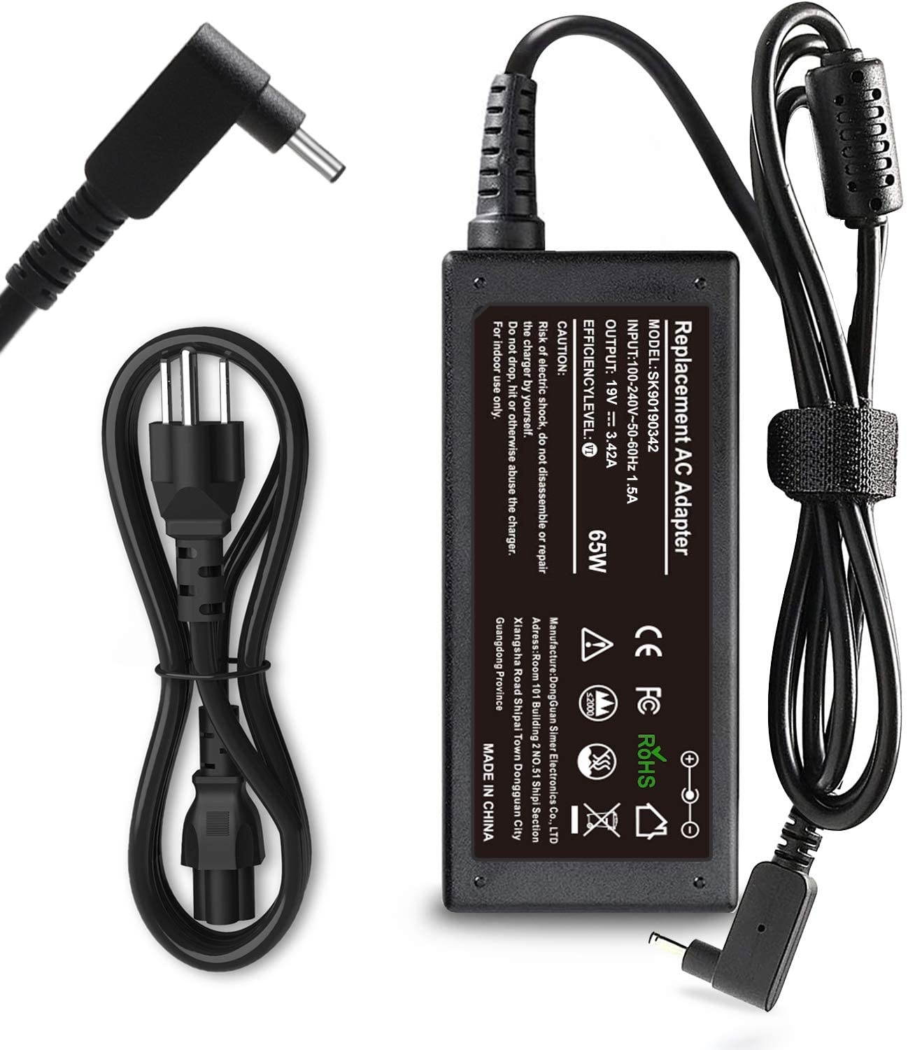 A13-045N2A PA-1650-80 A11-065N1A PA-1450-26 N15q8 N16p1 N15Q9 AC Adapter Charger for Acer-Chromebook CB3 CB5 11 13 14 15 R11 R13 C731 C738T CB3-532 CB3-431 CB3-131 CB3-111 Power Supply Cord