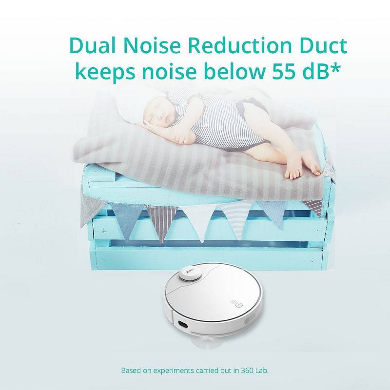 bObsweep PetHair Vision Wi-Fi Connected Robot Vacuum Cleaner and Mop - Steel