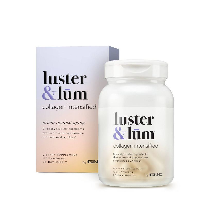 Luster & Lum Collagen Intensified Dietary Supplements - 120ct