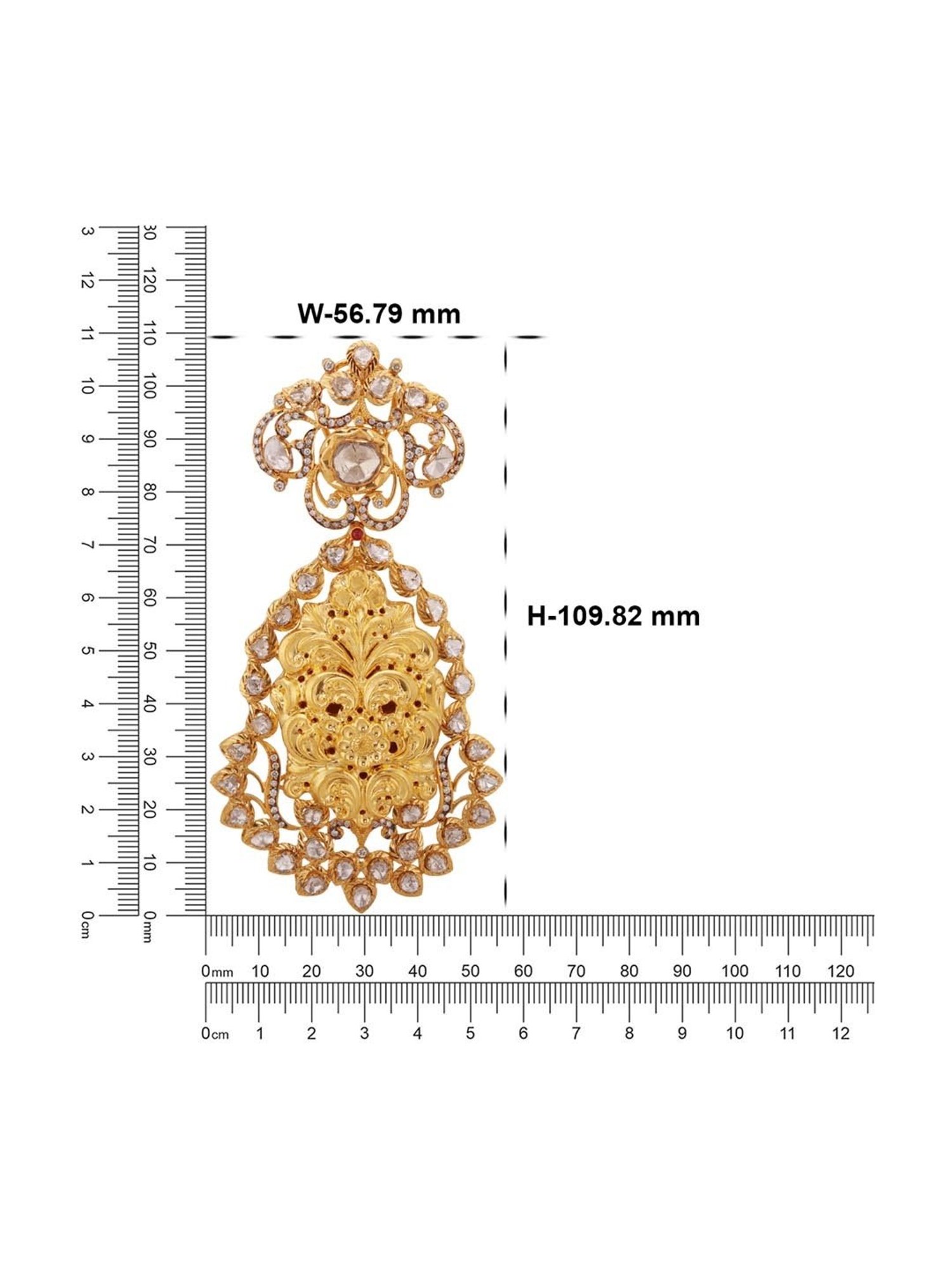 CKC 22k Gold Heritage Earrings for Women