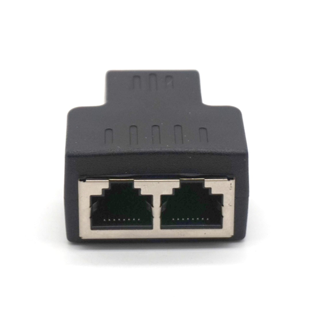Plugadget 1 To 2 Ways LAN Ethernet Network Cable RJ45 Female Splitter Connector Adapter Splitter Extender Plug Adapter Connector