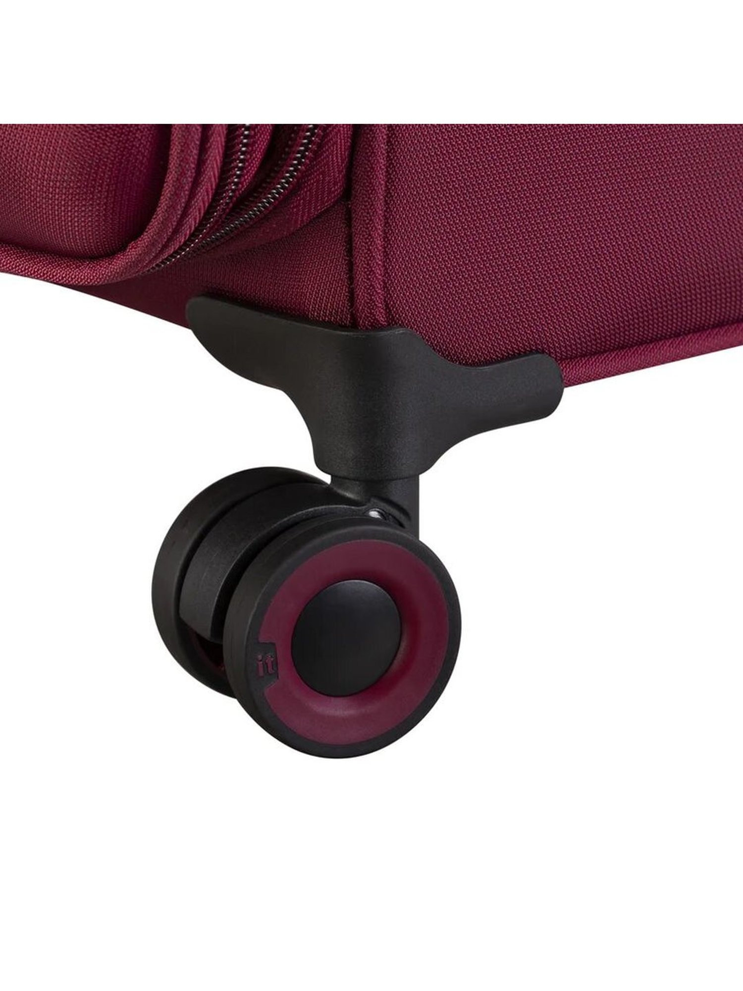 it luggage Precursor Red Medium -24 inches Expandable Soft Case Luggage Trolley with TSA Lock