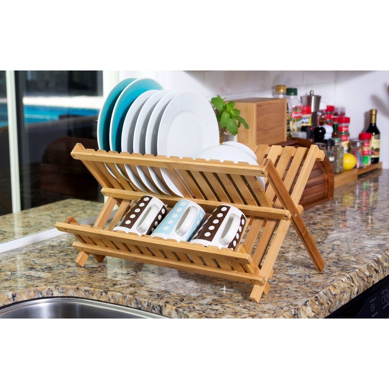 Lipper International Bamboo Dish Rack