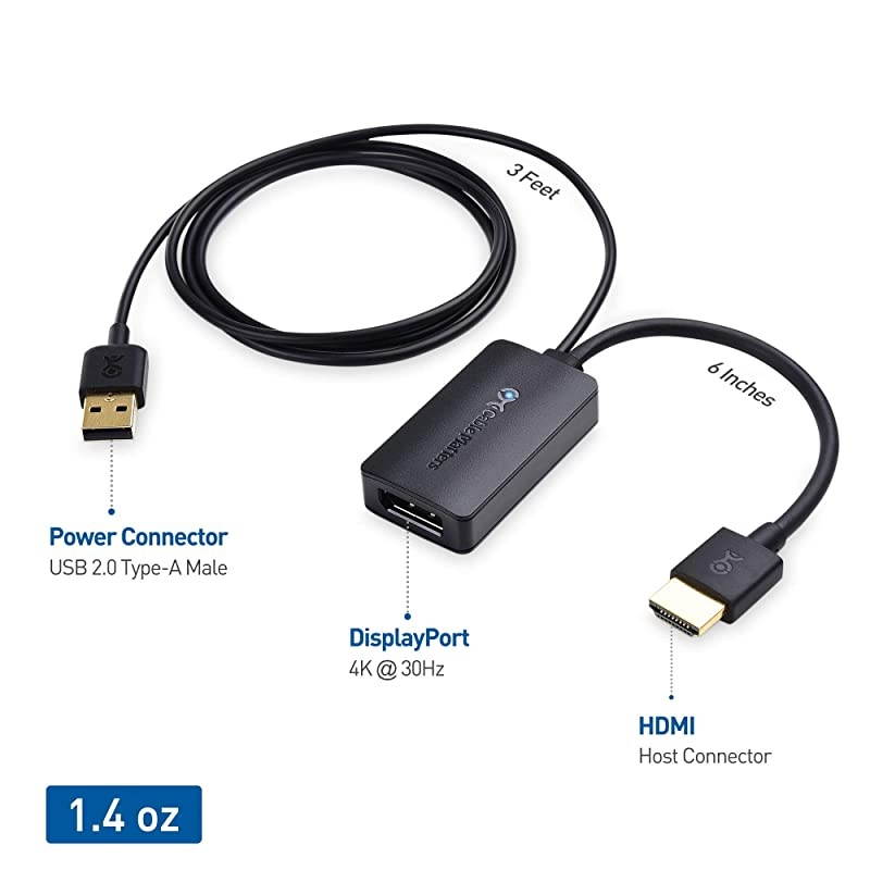 HDMI to VGA 5 Pack  GoldPlated HDMI to VGA Adapter Male to Female for Computer Desktop Laptop PC Monitor Projector HDTV Chromebook Raspberry Pi Roku Xbox and More Black