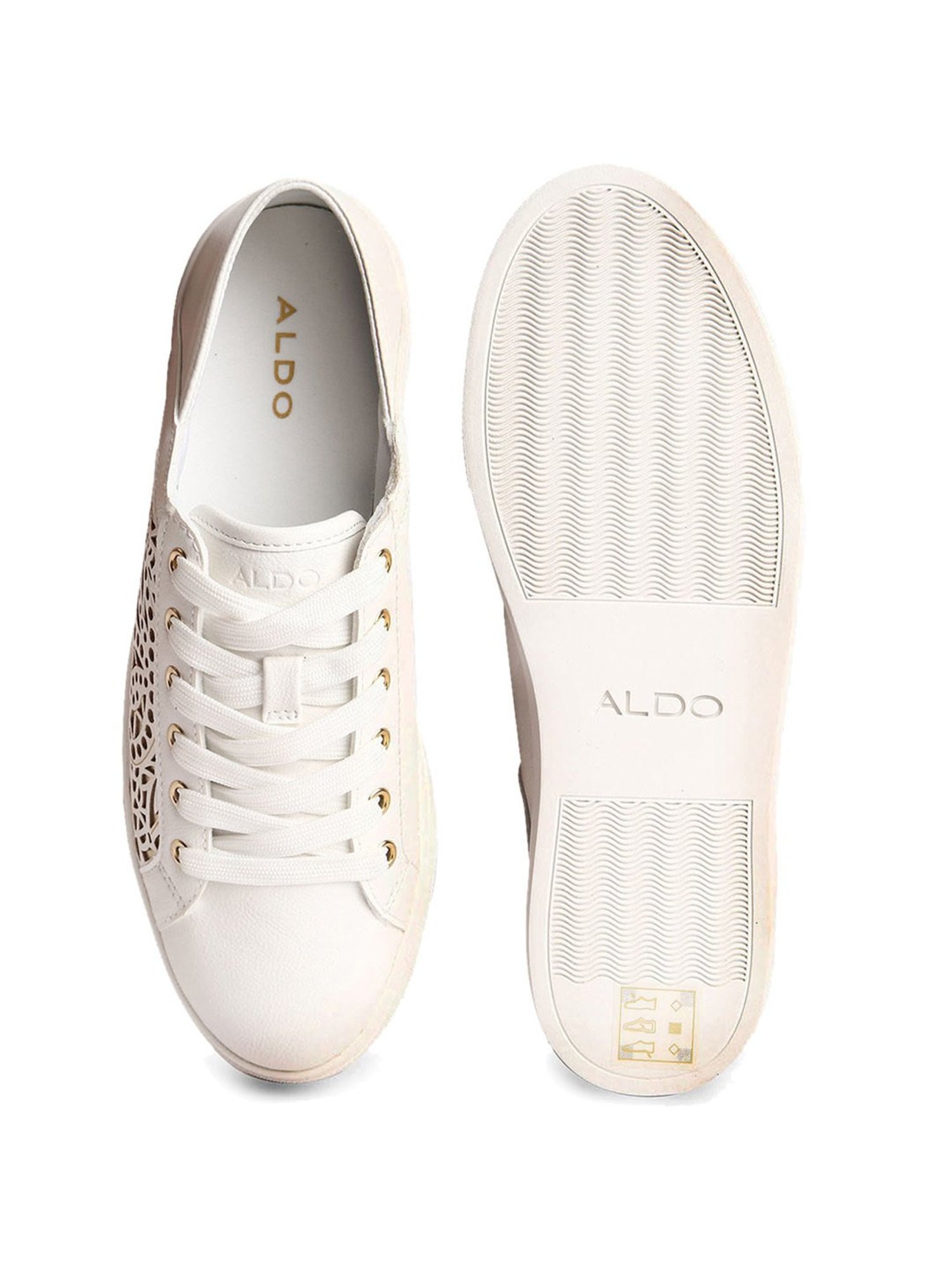 Aldo Women's White Sneakers