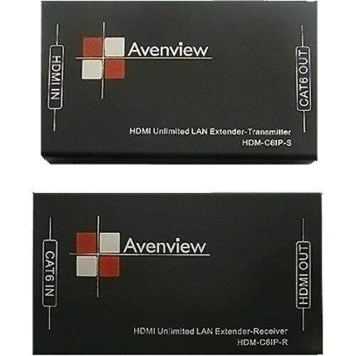Avenview HDM-C6IP-SET Unlimited LAN Extender Over Single CAT6 w/3-Yr Warranty
