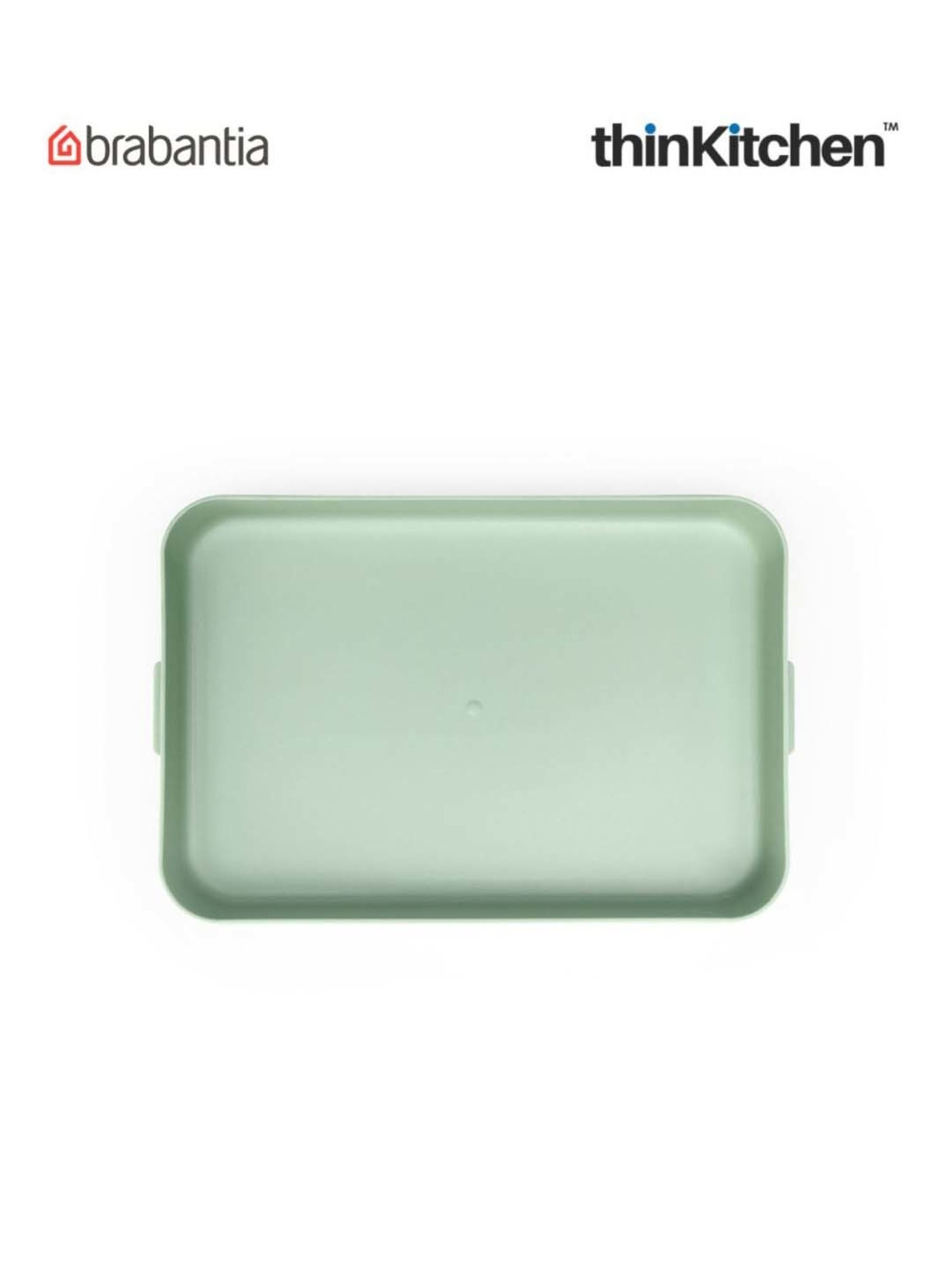 Brabantia Green Plastic Make & Take Flat Lunch Box (1.1 L)