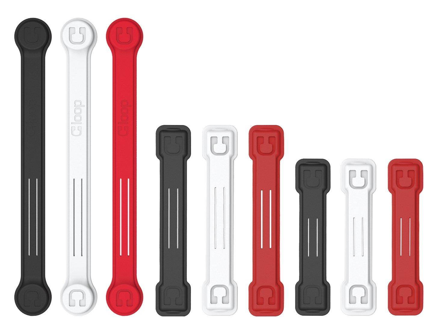 Cloop Magnetic Cable Keeper, 3 Small, 3 Large, 3 XL