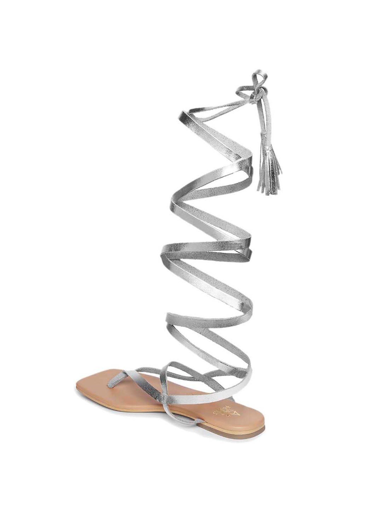 Tao Paris Women's Silver Gladiator Sandals