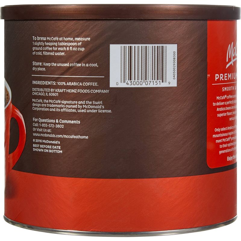 McCafe Premium Roast Ground Coffee - Medium Roast - 30oz