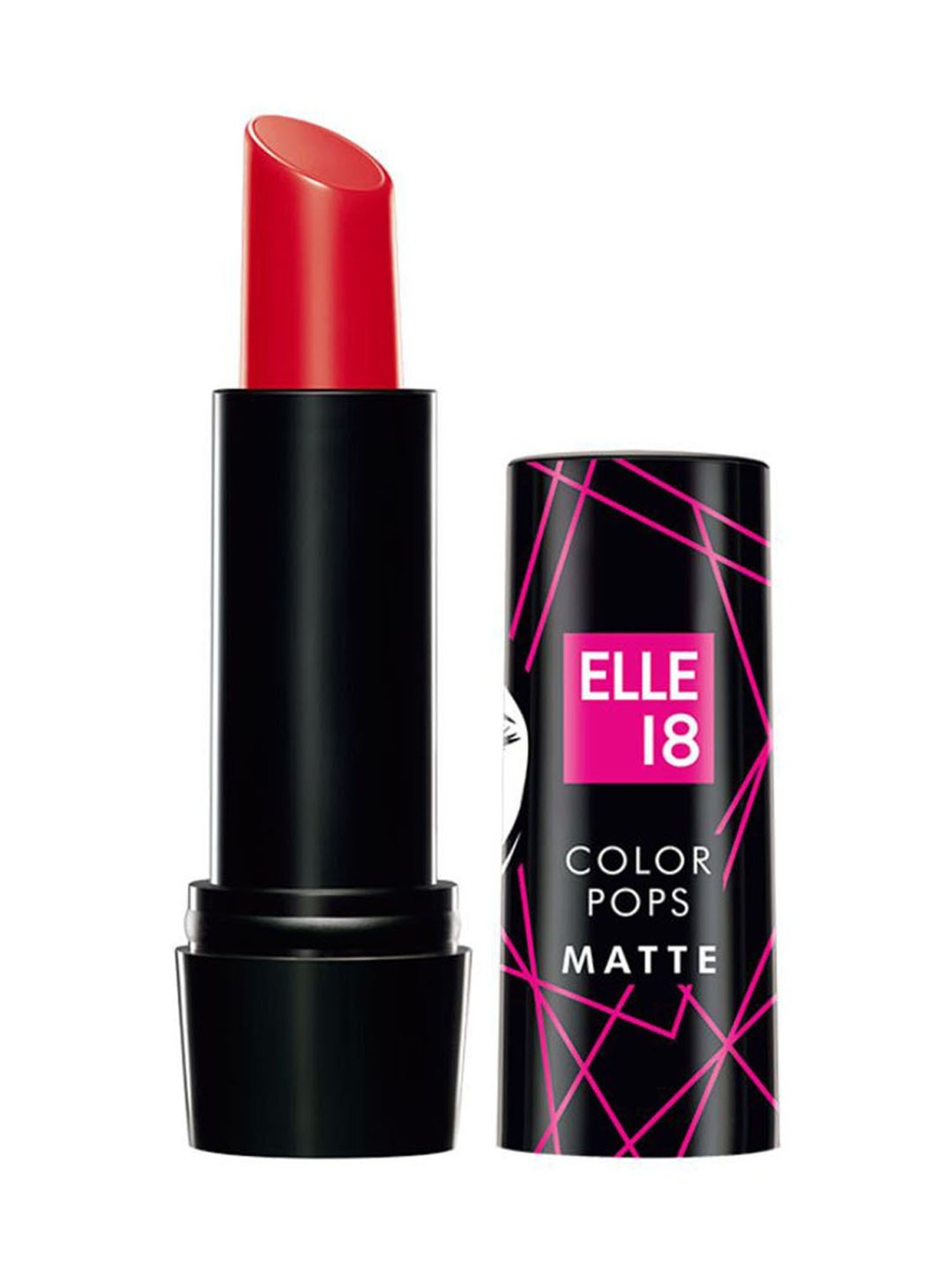 Elle 18 Color Pops Matte Lipstick R31 Crazy Red - 4.3 gm