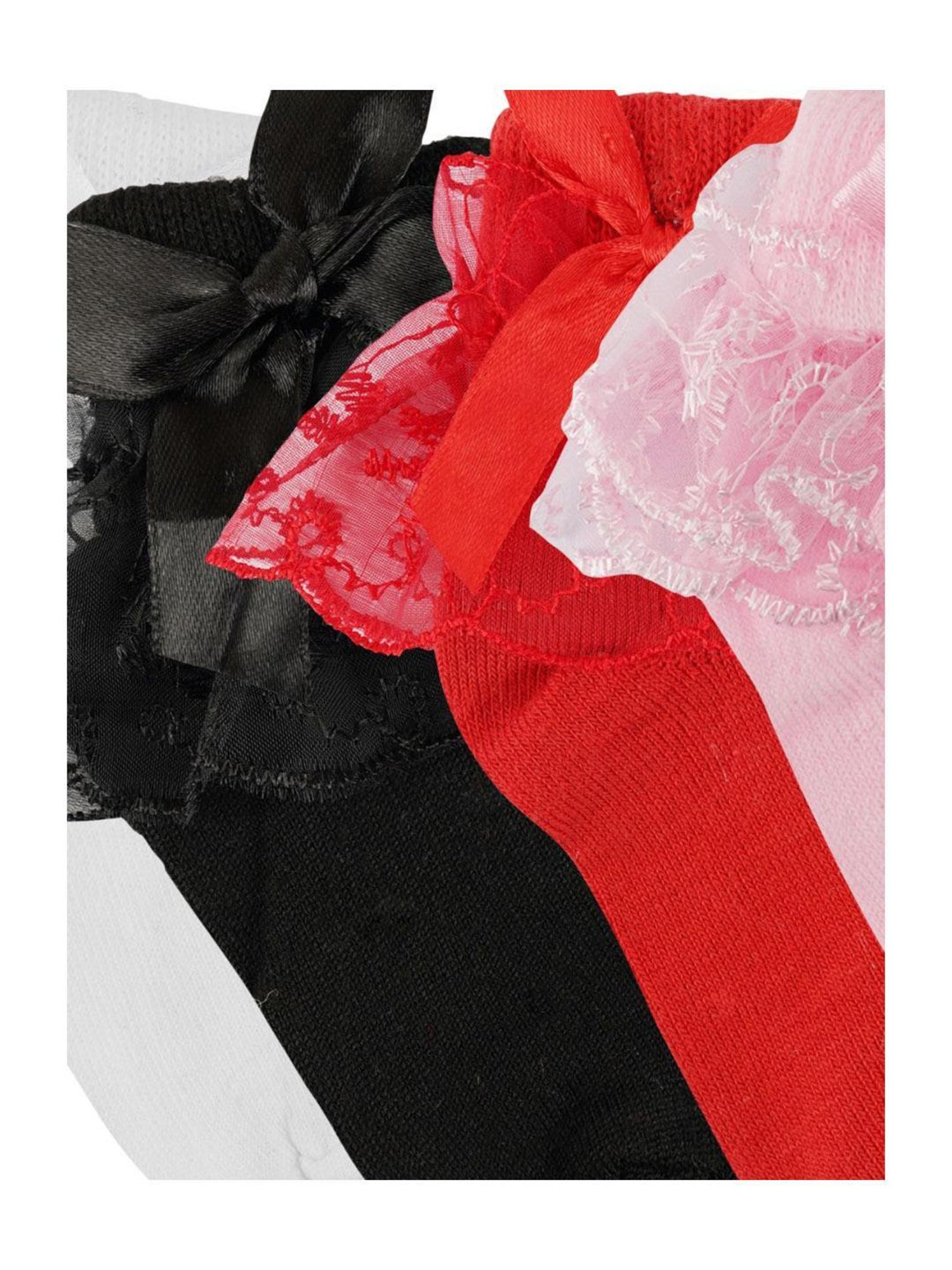 NEXT2SKIN Kids Red & Pink Regular Fit Socks (Pack of 4)