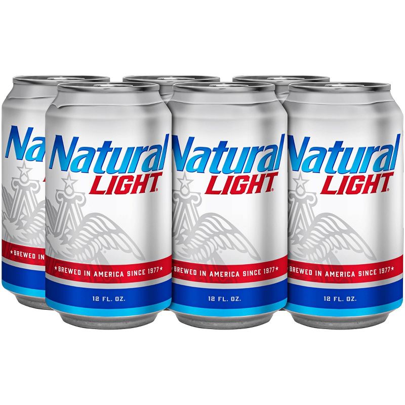 Natural Light Beer - 6pk/12 fl oz Cans