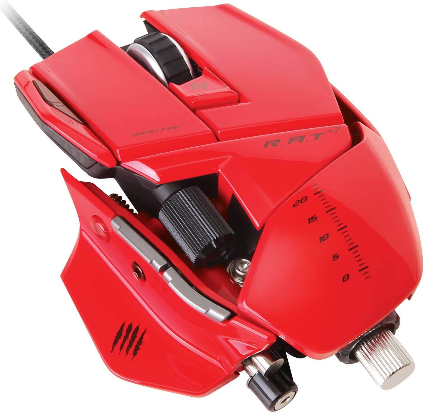Mad Catz R.A.T.7 Gaming Mouse for PC and Mac - Black