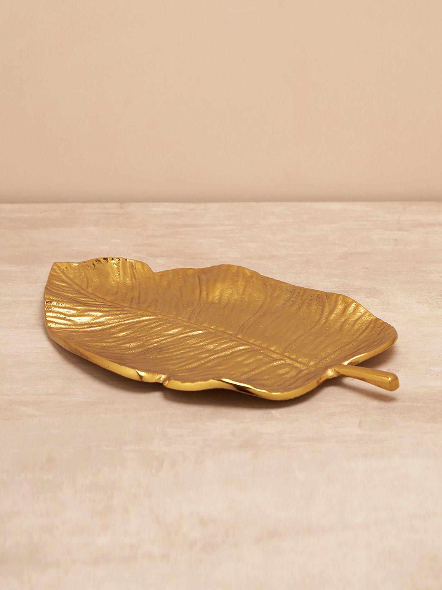 Pure Home and Living Gold Brass Textured Decor Objects