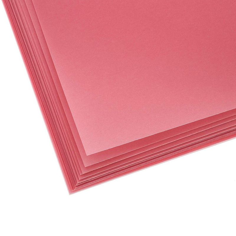 Paper Junkie 50 Sheet Pink Translucent Vellum Paper for Invitations and Tracing 8.5 x 11 Inch