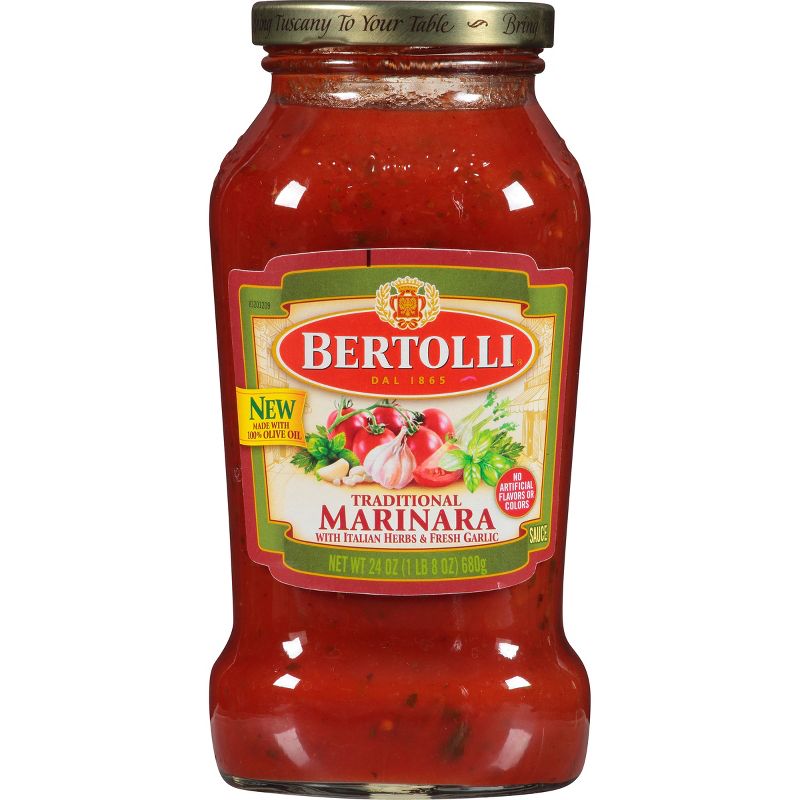Bertolli Traditional Marinara with Italian Herbs & Fresh Garlic Pasta Sauce - 24oz