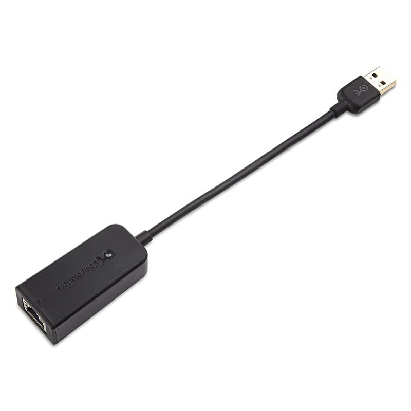 USB to Ethernet Adapter USB 30 to Ethernet Supporting 101001000 Mbps Ethernet Network in Black