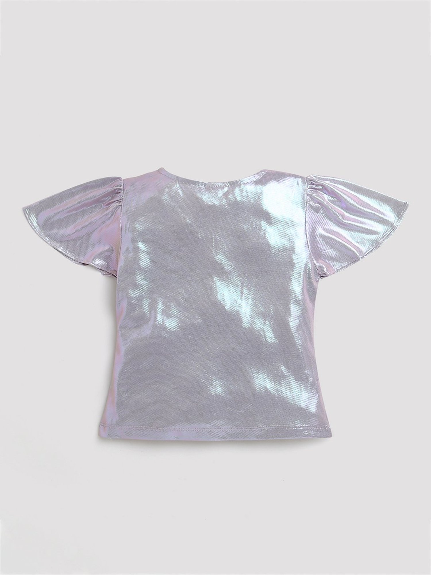 Tiny Girl Light Purple Solid Top