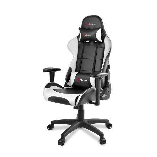 Arozzi VERONA-V2-WT Advanced Racing Style Gaming Chair with High Backrest White