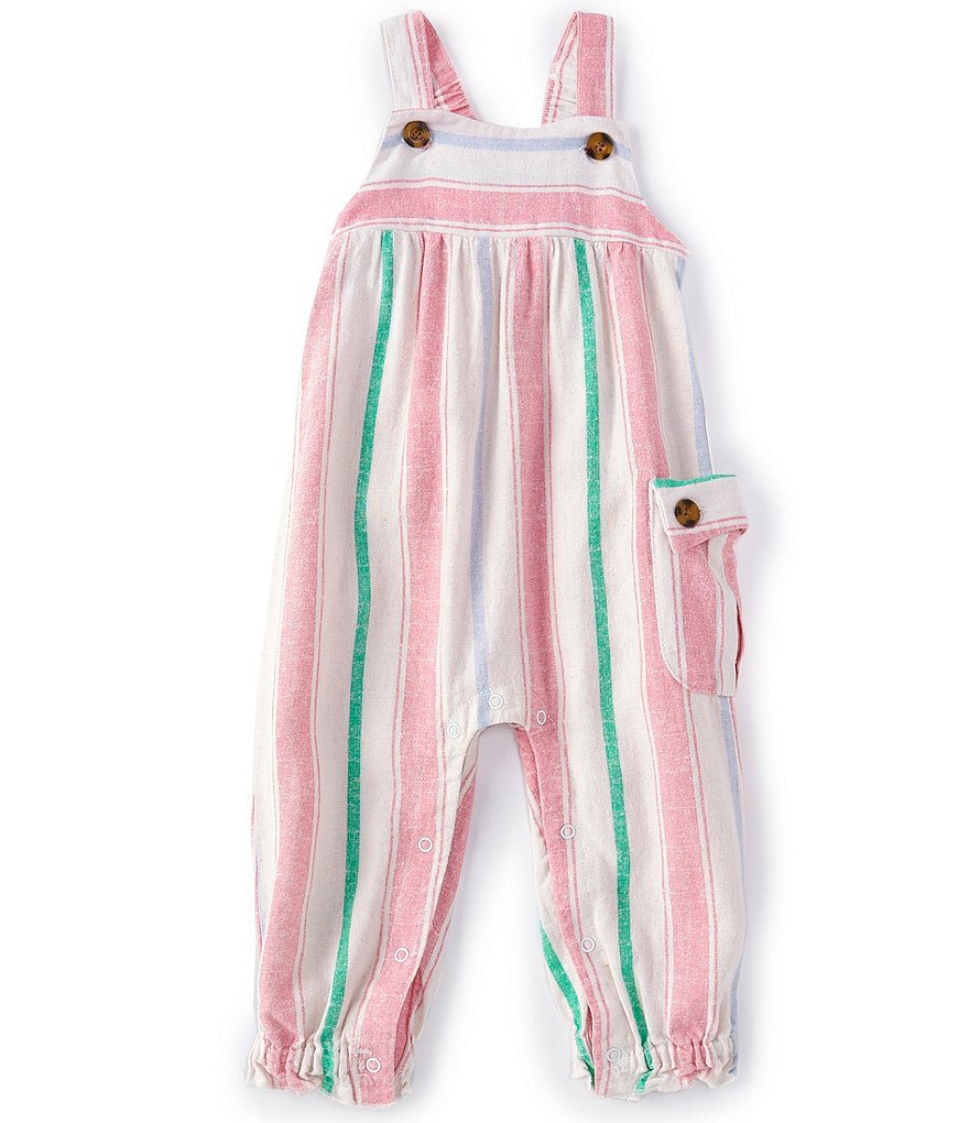 Habitual Baby Girls 12-24 Months Stripe Cargo Jumpsuit
