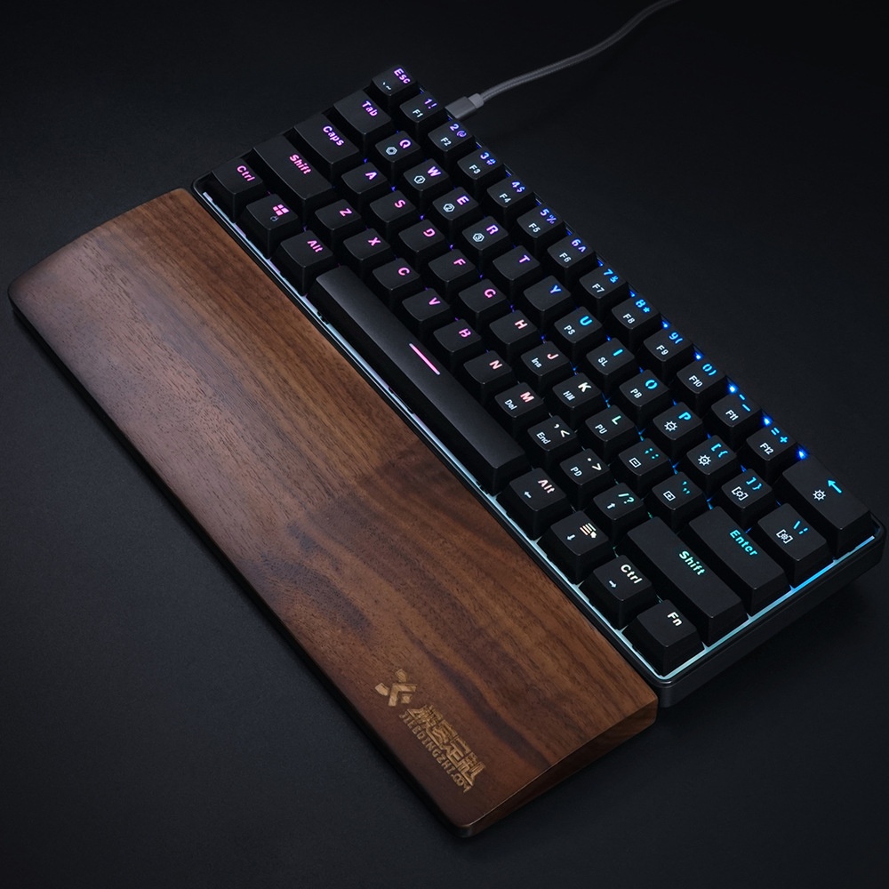 Geek GK61 60% 61Keys Gateron Optical Axis RGB Mechanical Keyboard Type-c Programmable Gaming