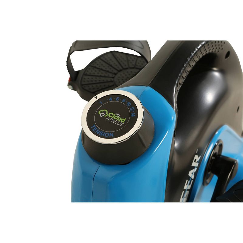 Body Flex Sports Body Rider BRF700 Stationary Full Body Cardio Exercise Upright Fan Bike with Dual Action Handlebars and Adjustable Seat