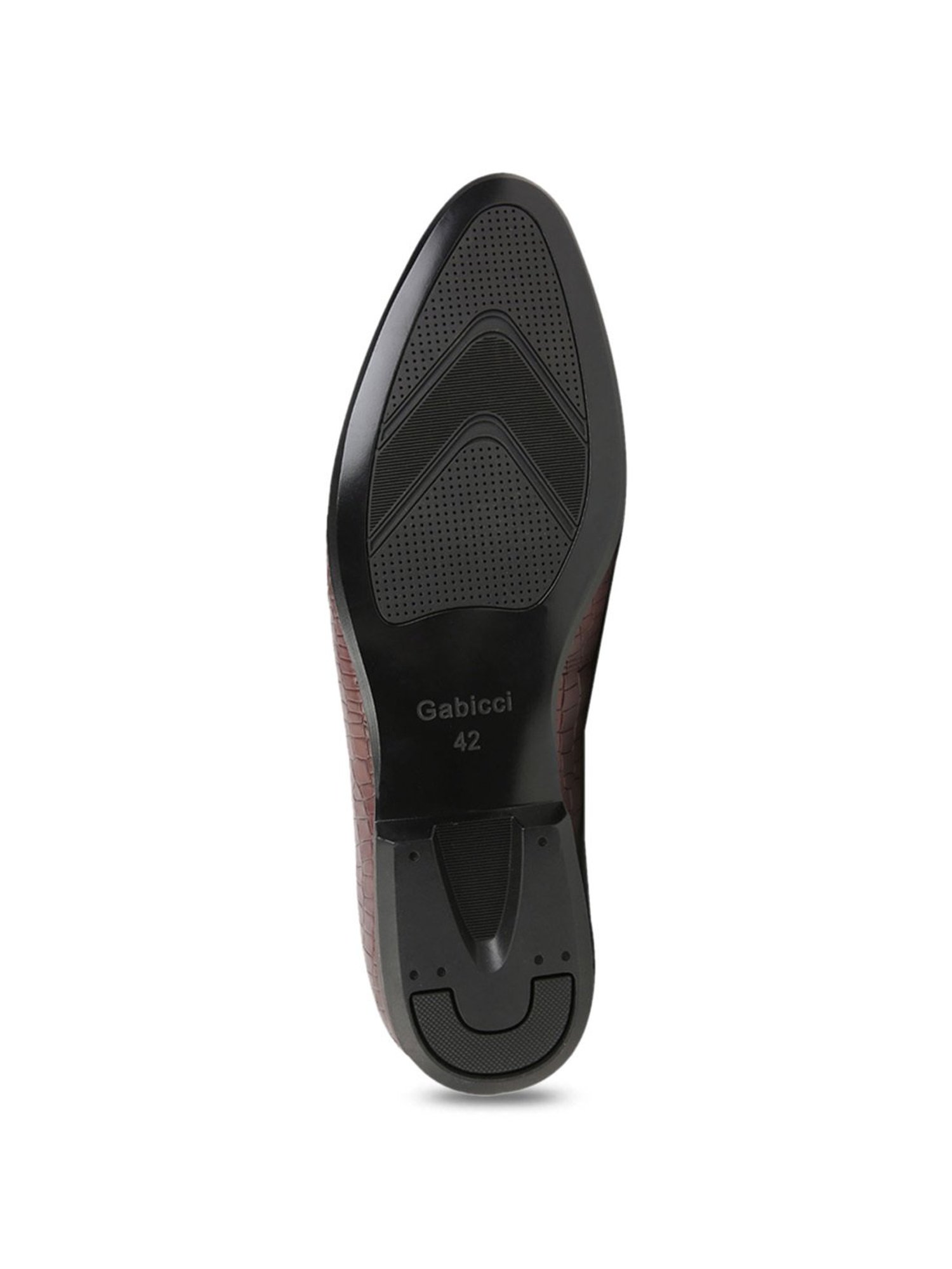 Gabicci Men's Oakland Burgundy Mocassins