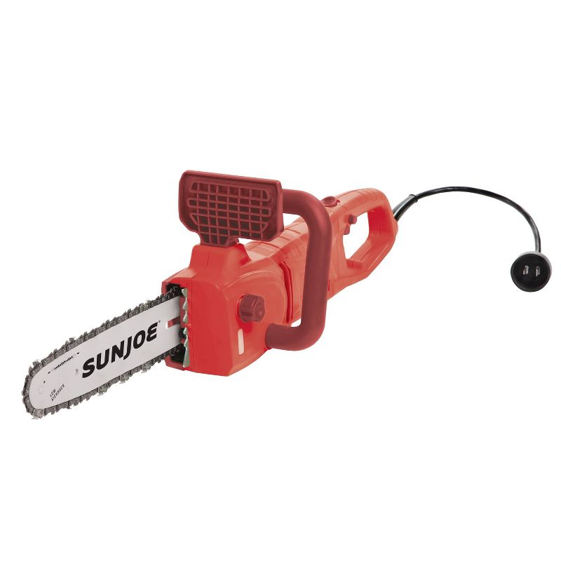 Sun Joe 10'' 8.0 Amp Electric Convertible Pole Chain Saw Red
