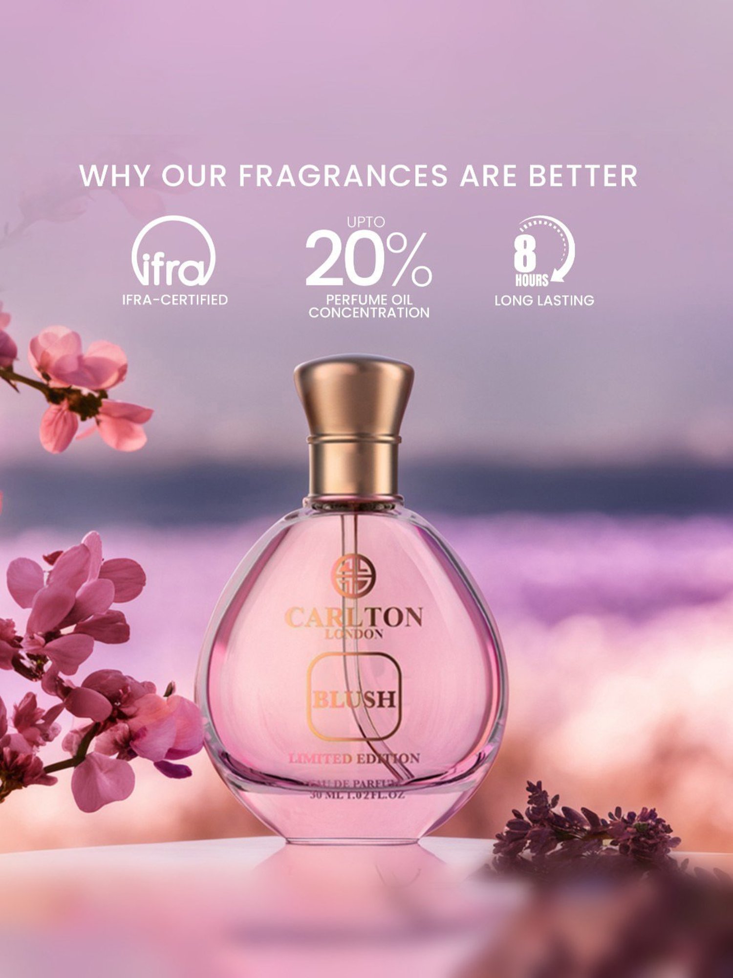 Carlton London Limited Edition Blush Eau de Parfum for Women - 30 ml